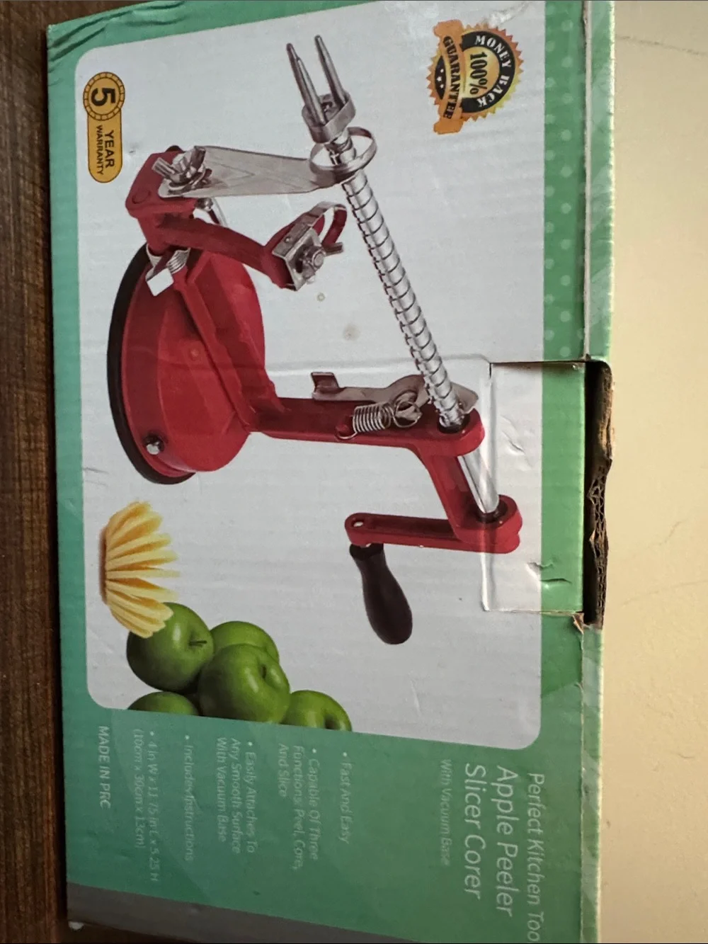 Brand New Apple Peeler Corer Slicer – Red